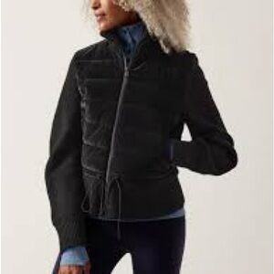 Athleta Hanover Black Puffer Jacket XXS, NWT